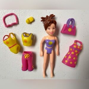2000 Vintage Polly Pocket Totally Trendy Lea Doll
